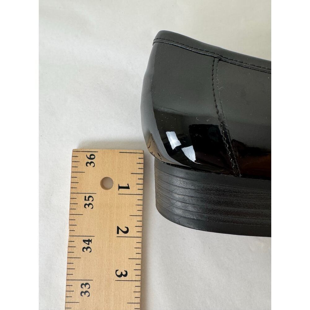 Bandolino Lindio Patent Loafers Grosgrain Bow Black Slip On Shoes 8.5 - Picture 13 of 13